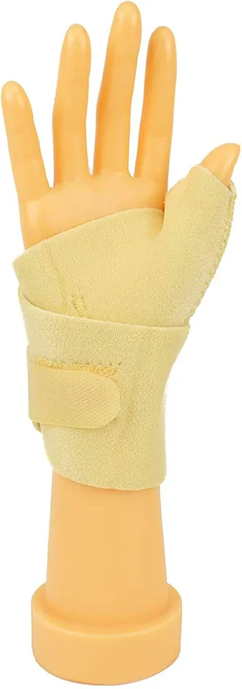 Rolyan Wrist/Thumb Wrap, Large, Low Profile Wrist Brace and Thumb Support, Thumb Immobilizer for Recovering from Injury or Surgery, Fits Left and Right Wrists, Neoprene Sports Wrap