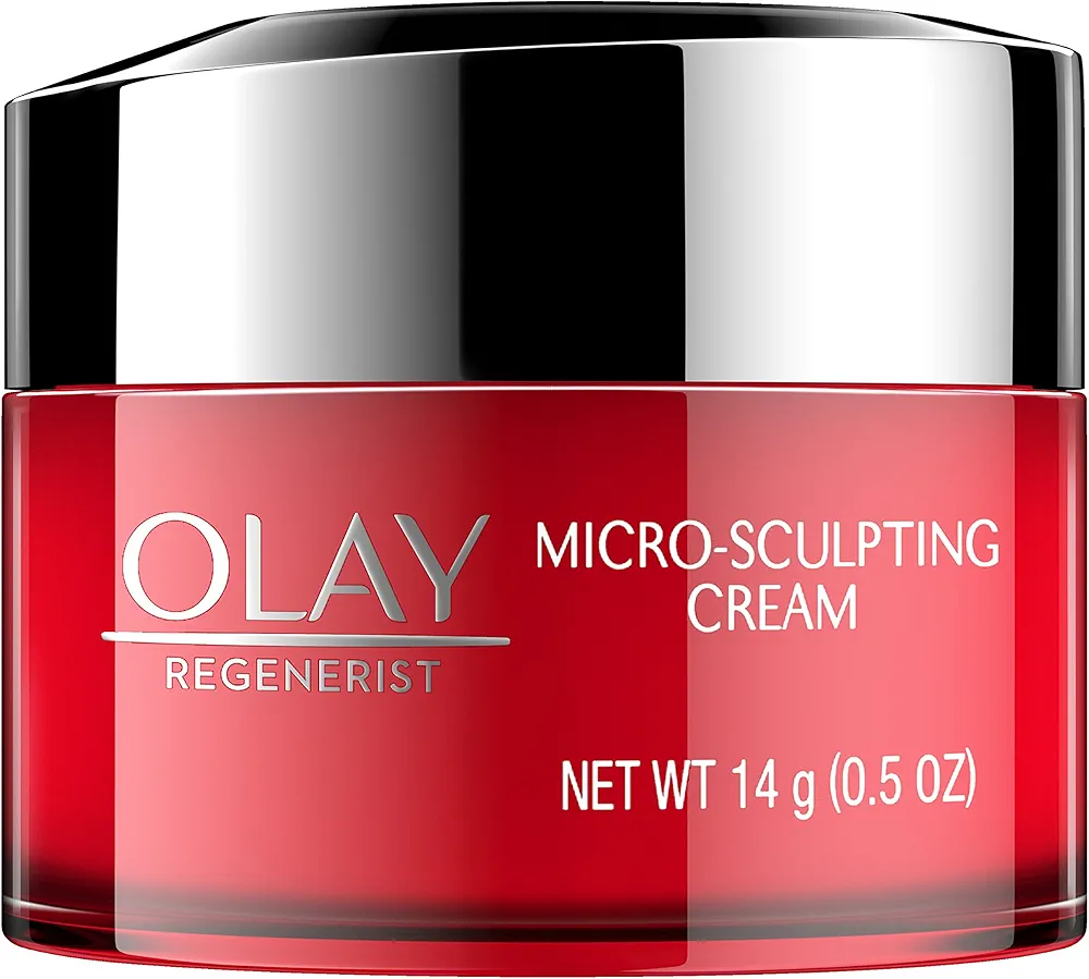 Face Moisturizer by Olay Regenerist Micro-Sculpting Cream Face Moisturizer, Trial Size 0.5 oz