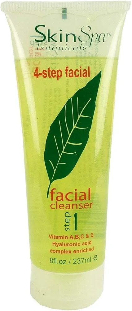 Skin Spa - Facial Cleanser for All Skin Types, 8 Oz, Daily Face Cleaner, Deep Pore Cleansing Facewash - Removes Makeup, Impurities and Dead Skin Cells Without Irritation