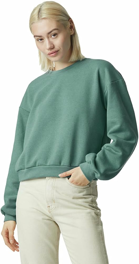 American Apparel Women's ReFlex Fleece Crewneck Sweatshirt, GRF494AA