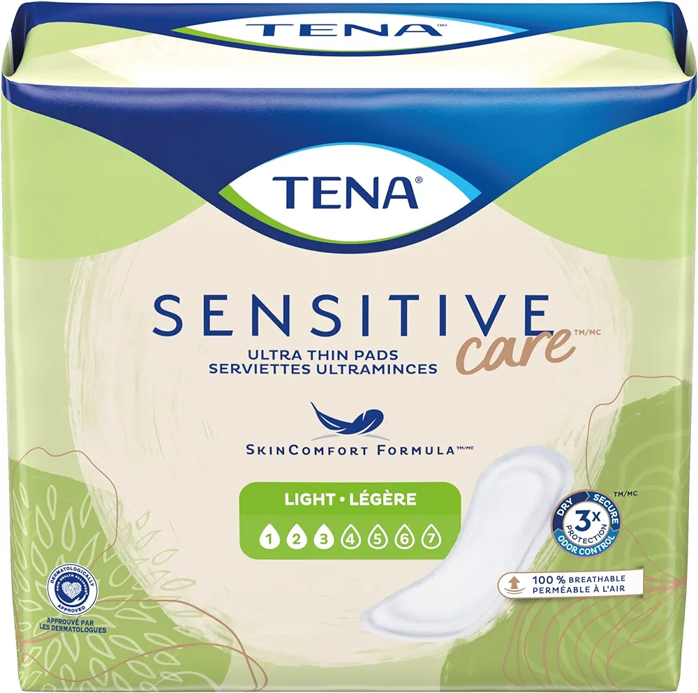 Tena Sensitive Care Ultra Thin Pads - 30 Count