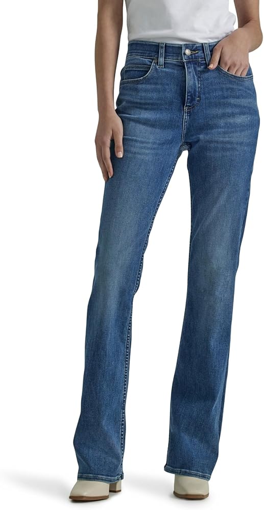 Lee Women's Petite Ultra Lux Comfort with Flex Motion Bootcut Jean