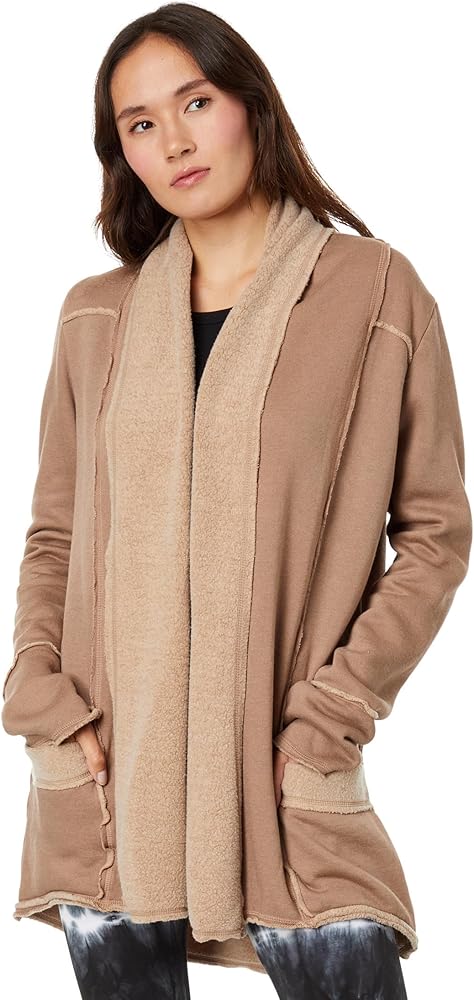 Hard Tail Women's Slouchy Sherpa Cardigan Style SHE02