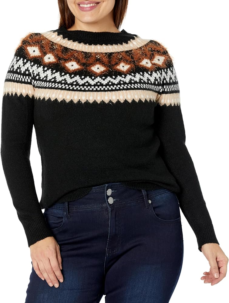 AVENUE Women's Plus Size Sweater Fall for Me