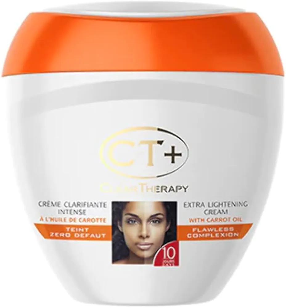 Clear Therapy + Extra Lightening Cream with"Carrot Oil" 400ml