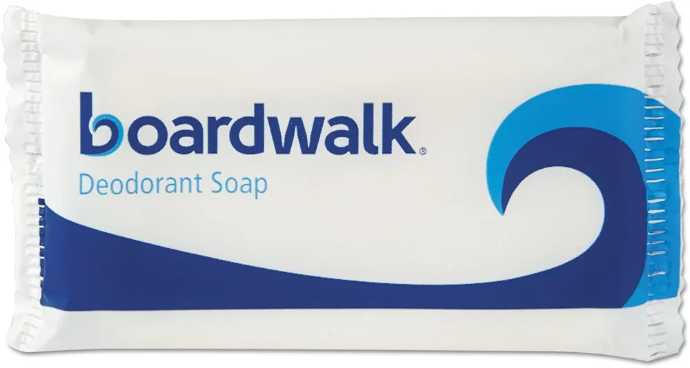 Boardwalk BWKNO15SOAP #1 1-1/2 in. Floral Fragrance Bar Flow Wrapped Face and Body Soap (500/Carton)