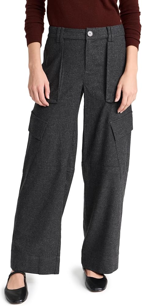 Vince Women's Flannel Wide Leg Raver Pants