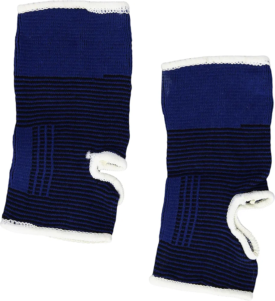 2-Piece Tension Relieving Compression Ankle Wrap for Women, Blue, X-Large, 0.09 Pound