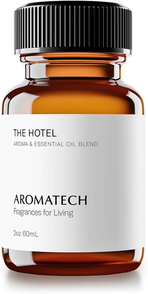 AromaTech The Hotel Premium Aroma Oil – Elevated & Luxurious Home Fragrance with Notes of Lavender, Citrus & Juicy Peach for Scent Diffusers, Cold-Air and UltraSonic Scent Machines – 60 mL