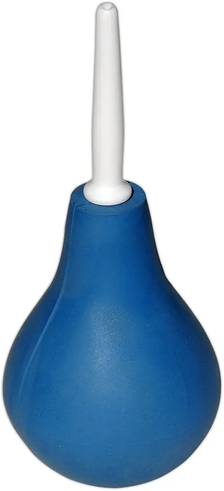 Rectal Enema Syringe for Infants, Douche for Relieving Constipation - Blue