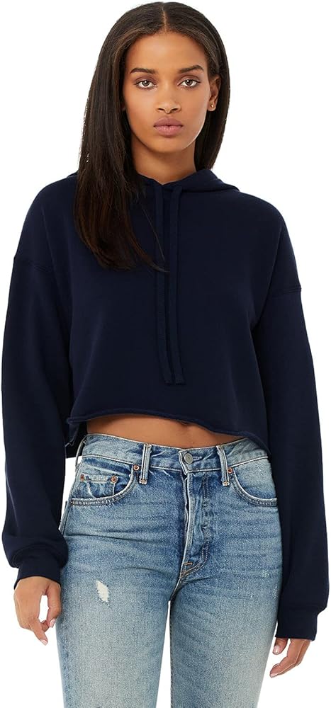 Bella Canvas B7502 Ladies Cropped Fleece Hoodie