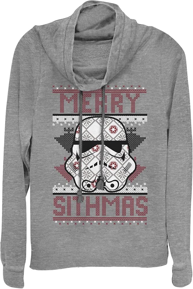 STAR WARS Sith Sweater Women's Cowl Neck Long Sleeve Knit Top