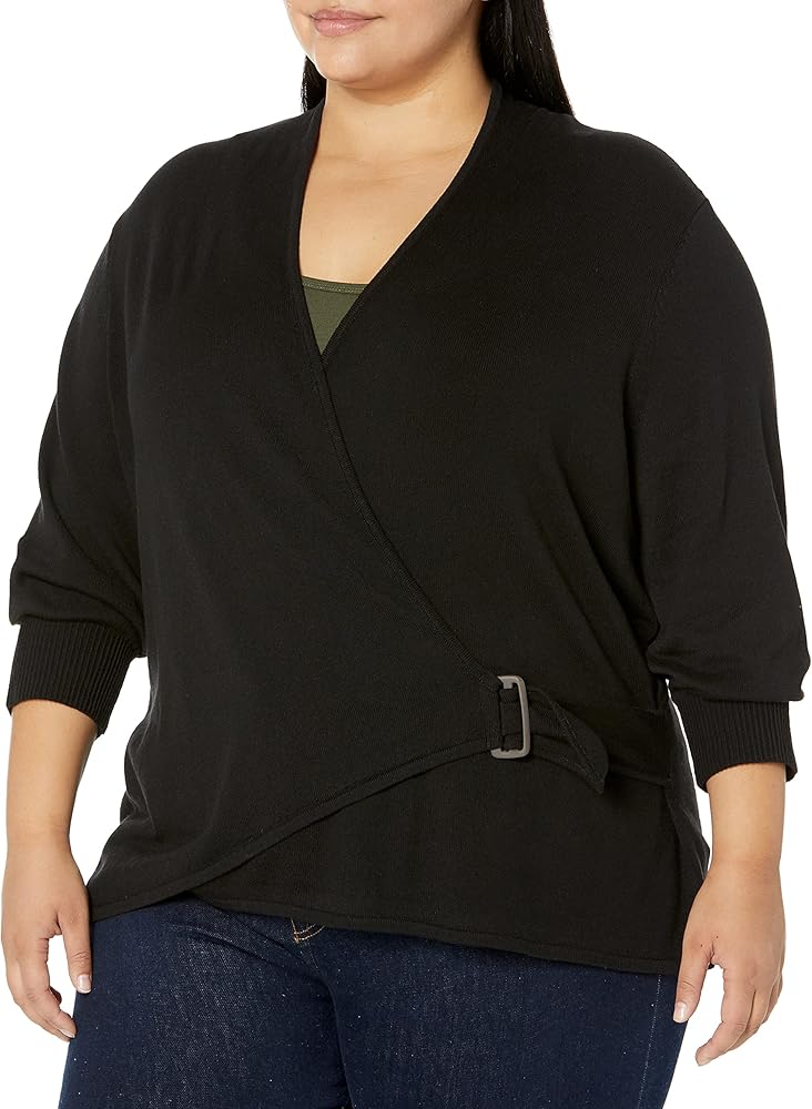 NIC+ZOE Women's Plus Size Vital Wrap Sweater