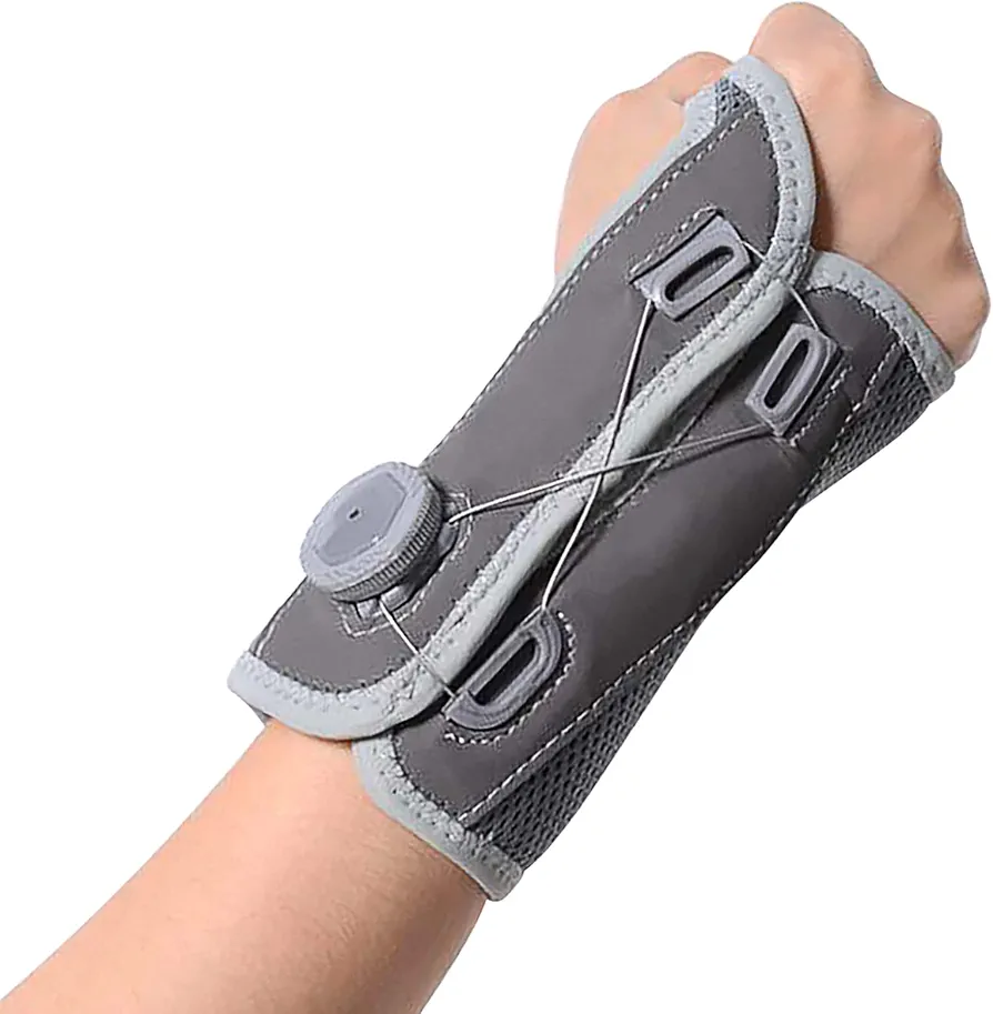 Wrist Brace for Carpal Tunnel Relief, Wrist Support Brace Sleeping with Metal Splints, Small/Medium for Women and Men, Adjustable Arm Hand Support for Tendonitis, Arthritis, Injuries, Wrist Pain with Precision BOA Closure System