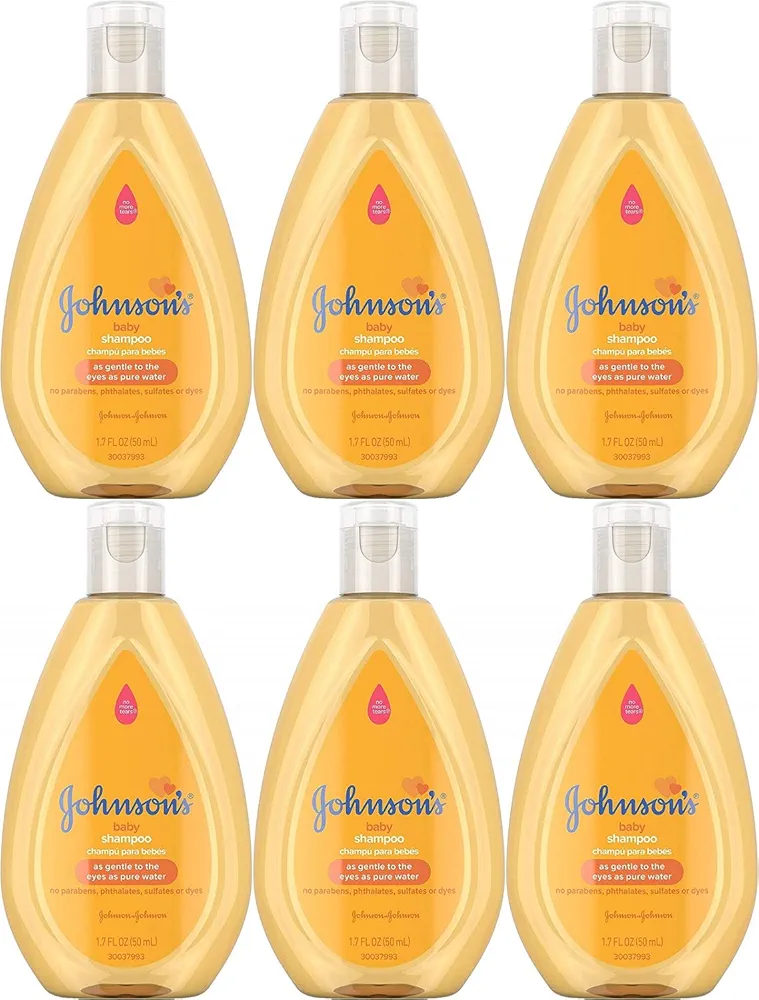 Johnson's Baby Shampoo, Travel Size, 1.7 Ounce (Pack of 6)