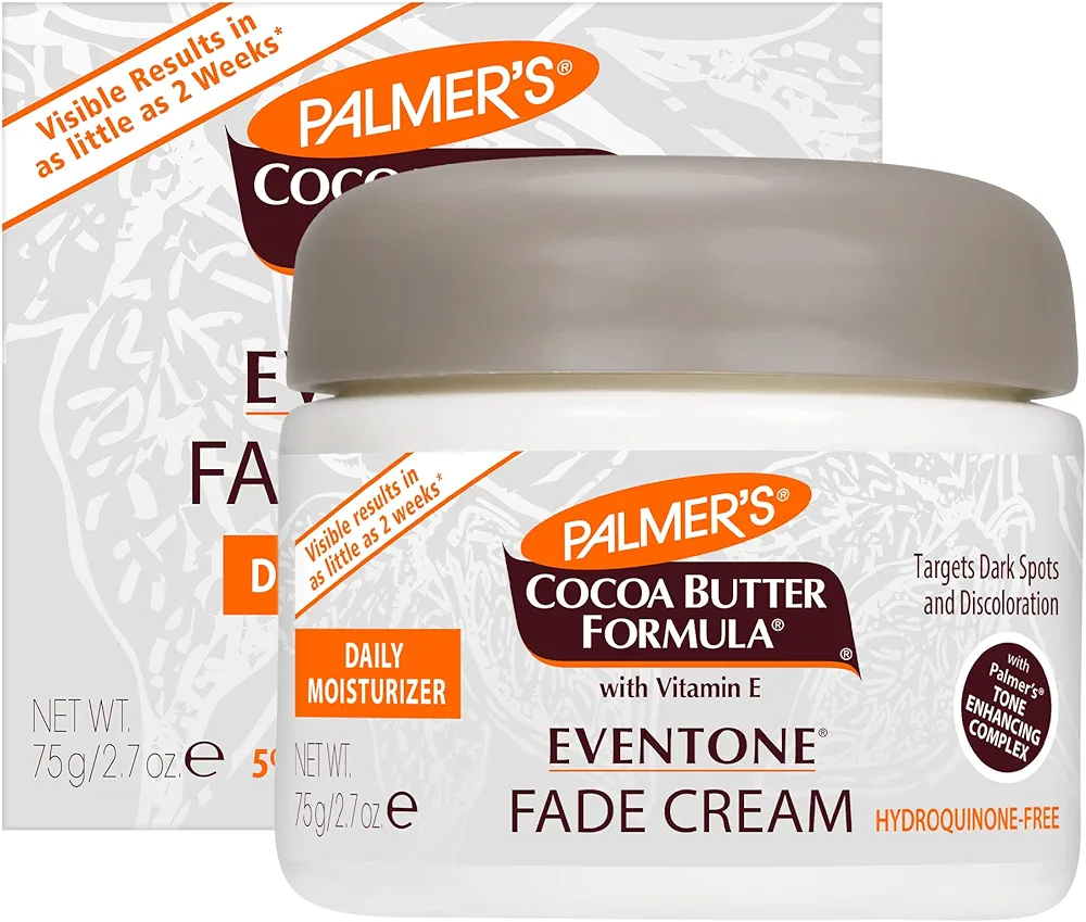 Palmer's Cocoa Butter Formula Eventone Fade Cream, Anti-Dark Spot Fade Cream with Vitamin E and Niacinamide, Helps Reduce Dark Spots & Age Spots, 2.7 Ounce