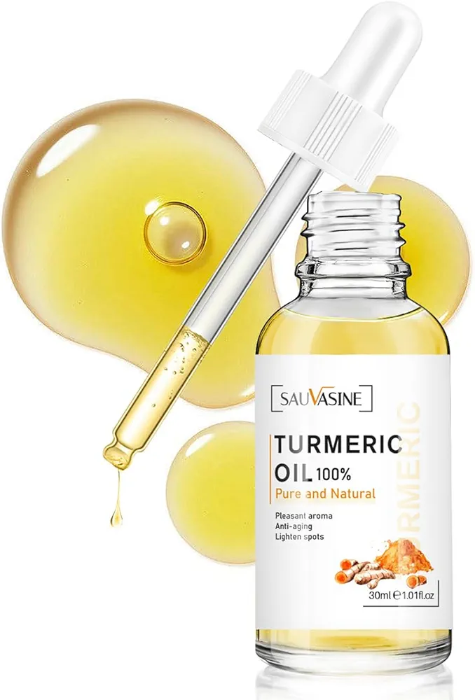 Lanthome Turmeric Oil for Dark Spot on Face, Turmeric Face Oil Moisturizing, Rejuvenating,Soothing, Anti-Aging Repair Skin with Turmeric Root Extract