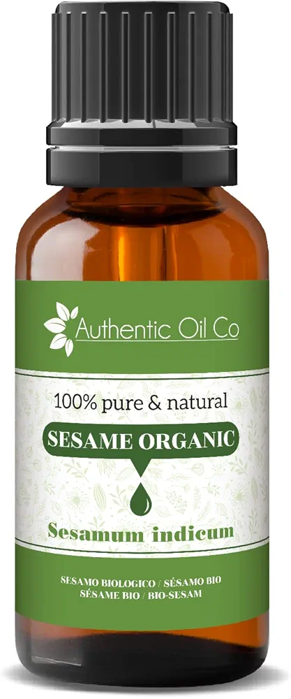 Sesame Seed Organic Oil Pure and Natural, Cold Pressed Vegan Friendly and Cruelty Free(10ml)