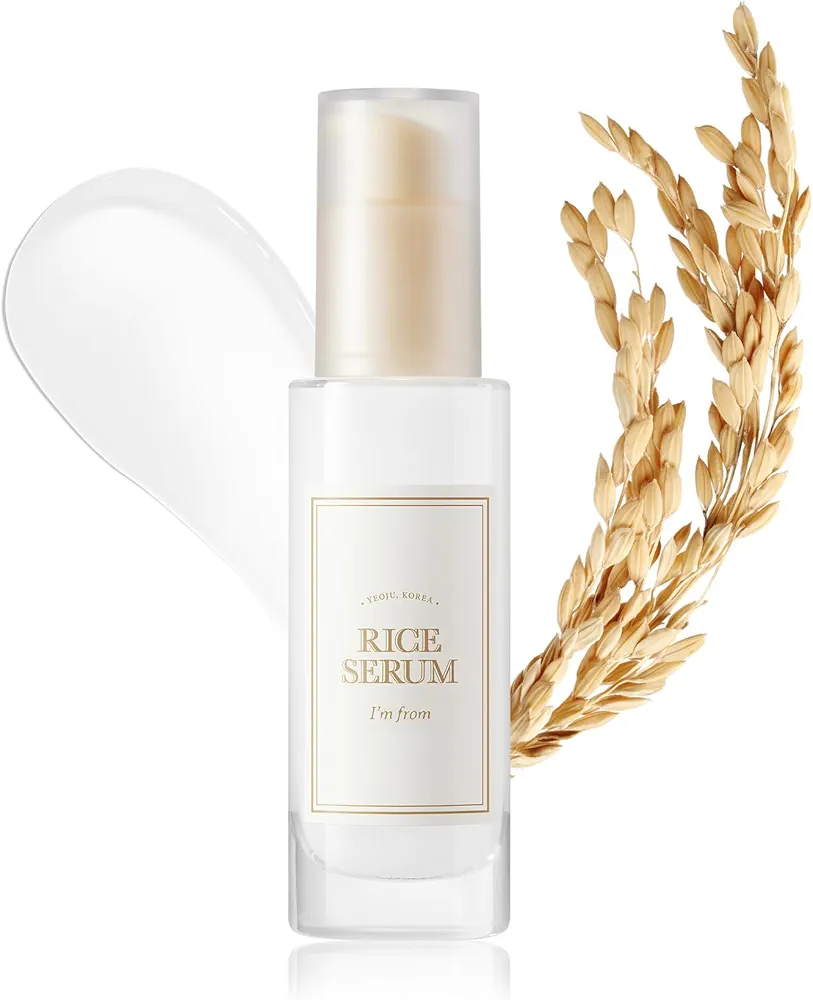 I'm from Rice Serum, 73% Korean Fermented Rice Embryo Extract Boosts Collagen, Vitality, Radiant Glowing Skin, Niacinamide, Vitality to Dull Skin, Nourishing, Moisturizing