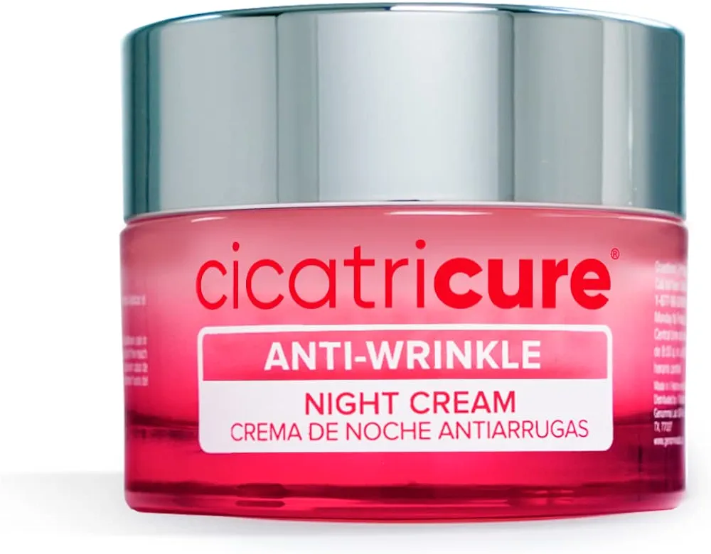 Cicatricure Anti-Wrinkle Night Face Cream: Intensive Overnight Aging Care, Moisturizes & Reduces Fine Lines, Advanced Anti-Aging Formula, 1.7 fl oz