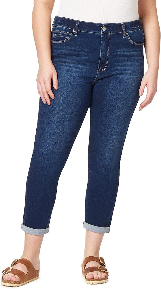 Angels Forever Young Women's Jeanie Lift Convertible Skinny High Rise Jeans (Available in Plus Size)