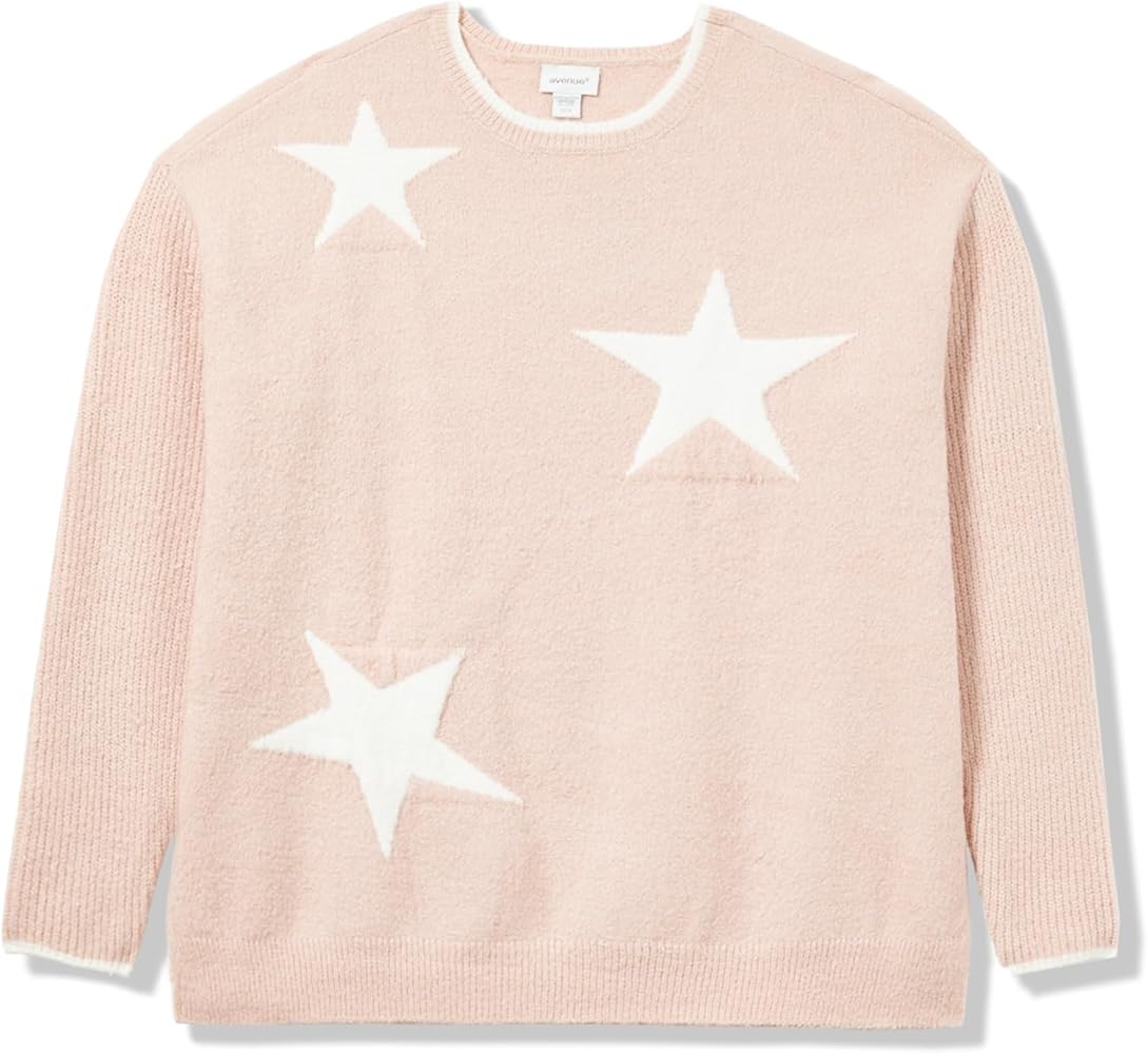 AVENUE Women's Plus Size Sweater Miley Star