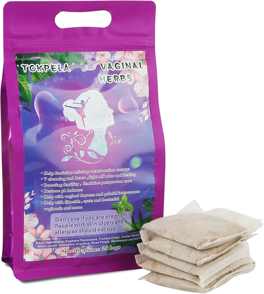 Yoni Herbs for Cleansing and Tightening,100% Organic V Steaming Herbs（Filter Bag Packaging), Yoni Kit，V Steam Herbs Tone & Rejuvenate for Women - V Cleansing，Ph Balance（20 Steams）