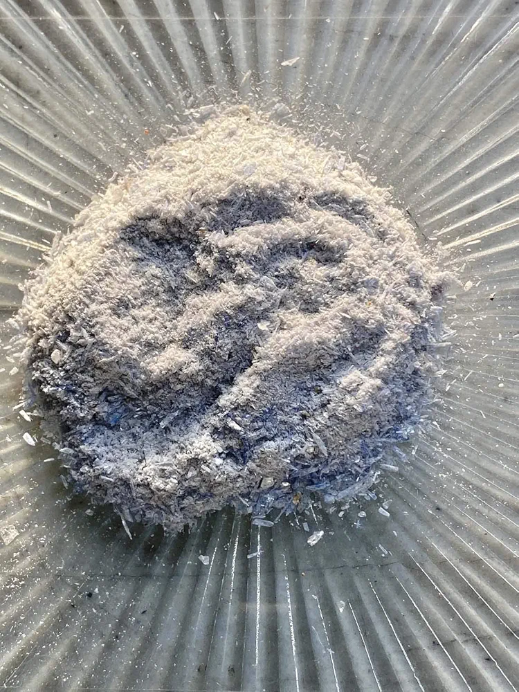 Blue Kyanite Powder - 1mm and Smaller - 100% Blue Kyanite Life+Love! Powers Up Crystals Clear Communication! 1mm (1 Pound)