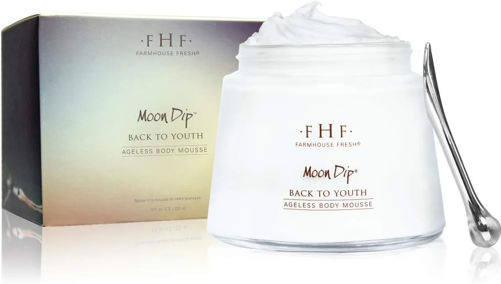 FarmHouse Fresh Moon Dip Back to Youth Ageless Body Mousse, 8 Fl Oz