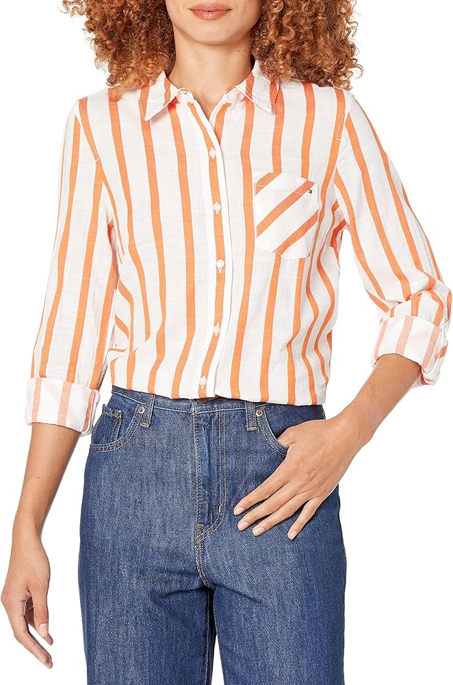 Tommy Hilfiger Women's Roll Tab Shirt