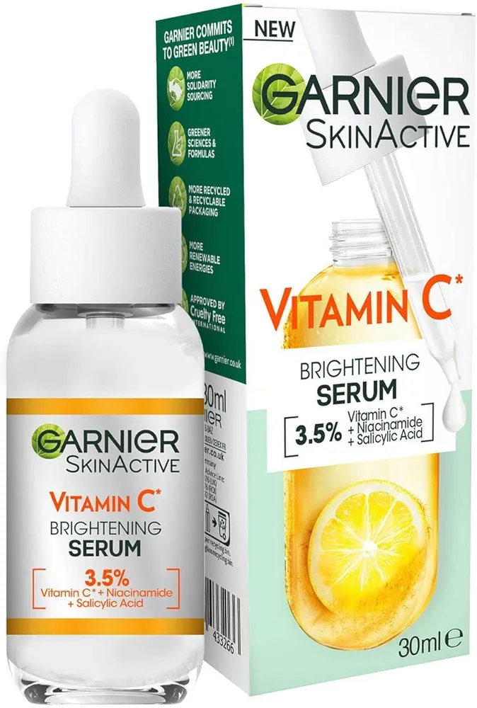 Garnier Skin Naturals Glow and Anti-dark spots Brightening Serum, 30ml