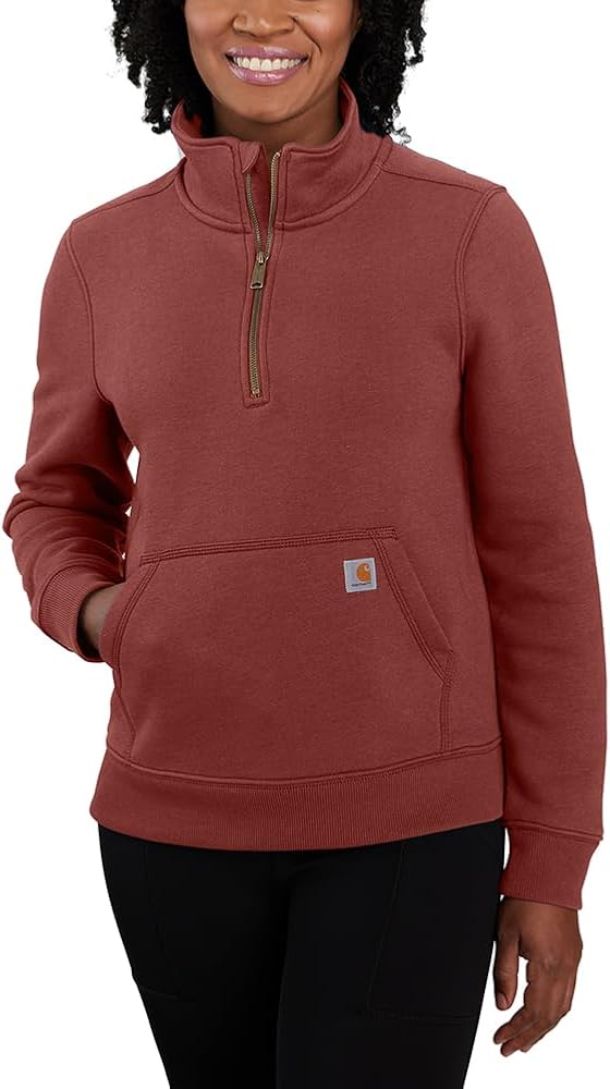 Carhartt Women's Relaxed Fit Midweight Half-Zip Sweatshirt