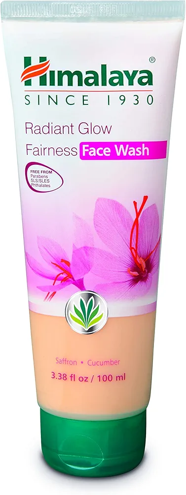 Himalaya Radiant Glow Fairness Face Wash for Clear, Glowing Skin, and Pore Minimizer for Even Skin Tone 3.38 oz