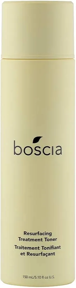 boscia Resurfacing Treatment Toner with Apple Cider Vinegar - With Vitamin C - Vegan & Cruelty-Free - Natural Clean Skin Care for Dry, Normal, Combination & Oily Skin Types - 5.10 Fl Oz