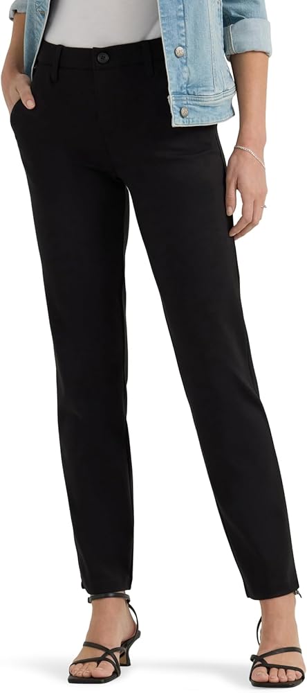 Lee Women's Ultra Lux Comfort Any Wear Side Vent Ankle Pant