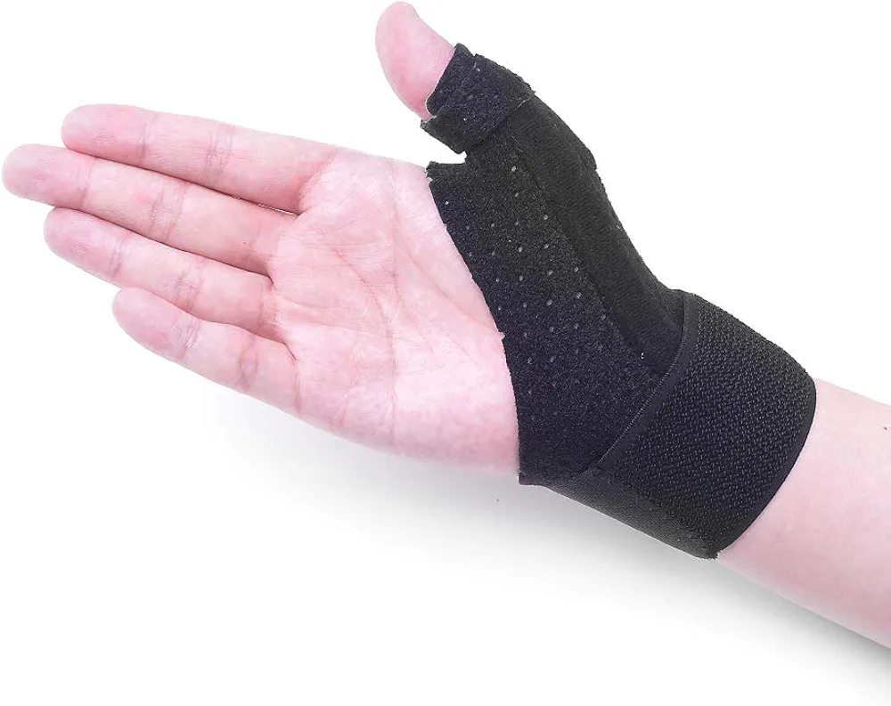 Thumb Splint Brace - Reversible Thumb & Wrist Stabilizer Splint for BlackBerry Thumb, Trigger Finger, Pain Relief, Arthritis, Tendonitis, Sprained and Carpal Tunnel Supporting, Lightweight and Breatha