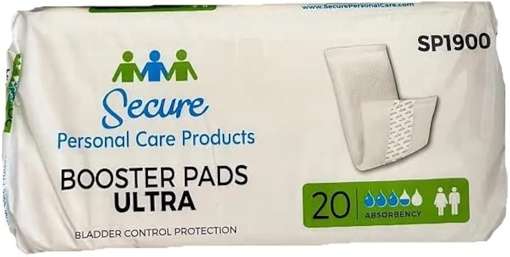 Booster Pads Ultra, SP1900, 13 Inch Length, 20 Count (Case of 9)