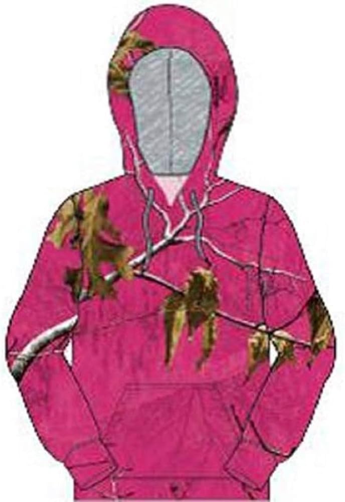 Realtree Women's Camo Pullover Hoodie Sweatshirts (Extra Beetroot Camo, S)