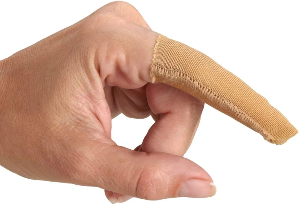 Rolyan Digit Finger Sleeve, Small, 18" Long, Covers 6-9 Digits, Cut to Desired Length, Provides Even Compression, Conforms to Finger Shape for User Comfort, Controls Edema & Hypertrophic Scarring