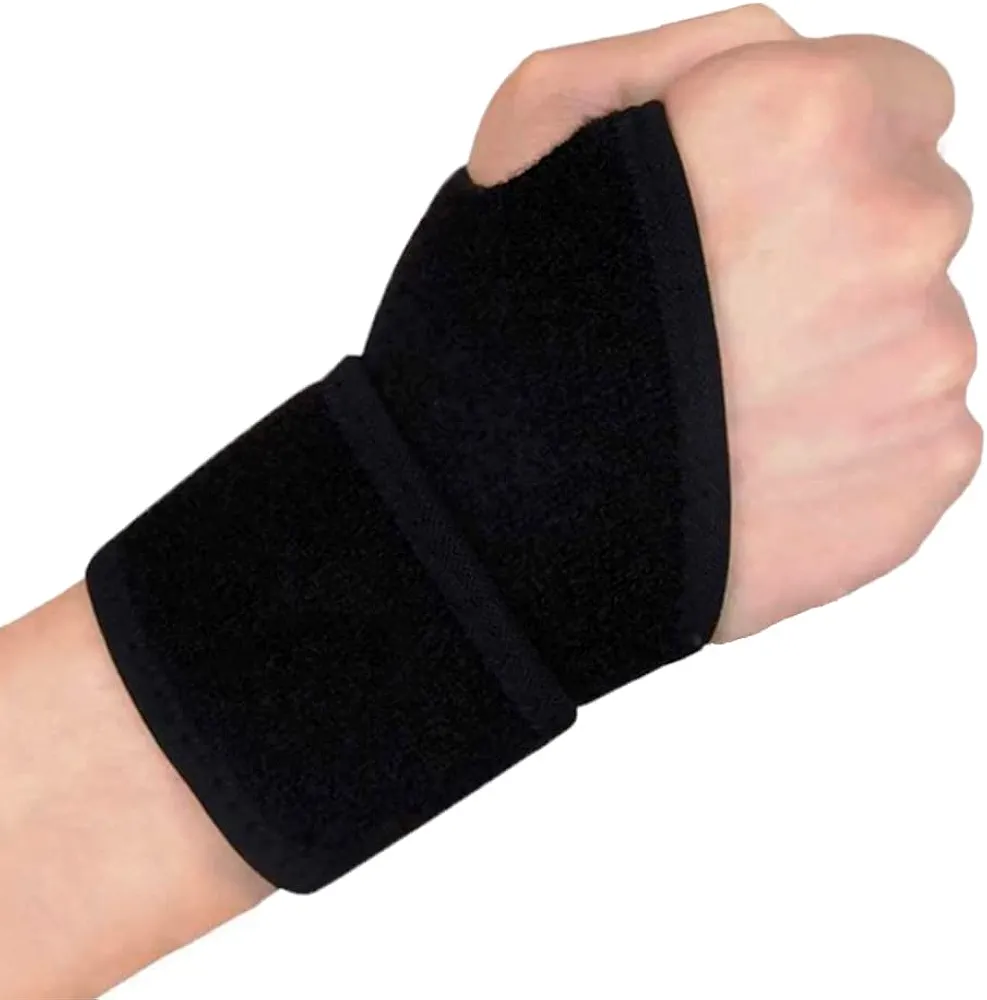 Wrist Support Braces for 3 Ways Wear,Adjustable Wrist Compression Strap for Arthritis Tendonitis Joint Pain Relief,Wrist Splint Guard for Carpal Tunnel Sport Support,Fit Women Men Left Right Hand