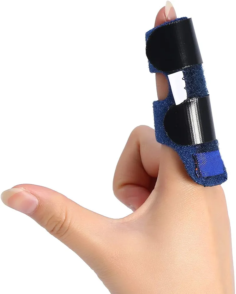 FILFEEL Finger Support Splint, Adjustable Pain Relief Fixing Straightening Brace Corrector Support