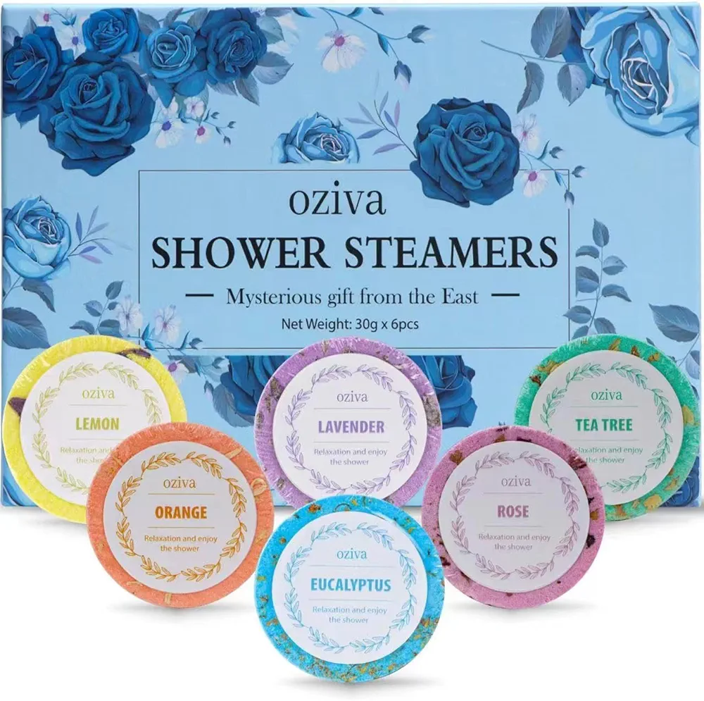 Aromatherapy Shower Steamers- Gifts for Adults, Shower Bombs - Self Care and Relaxation Stress Relief