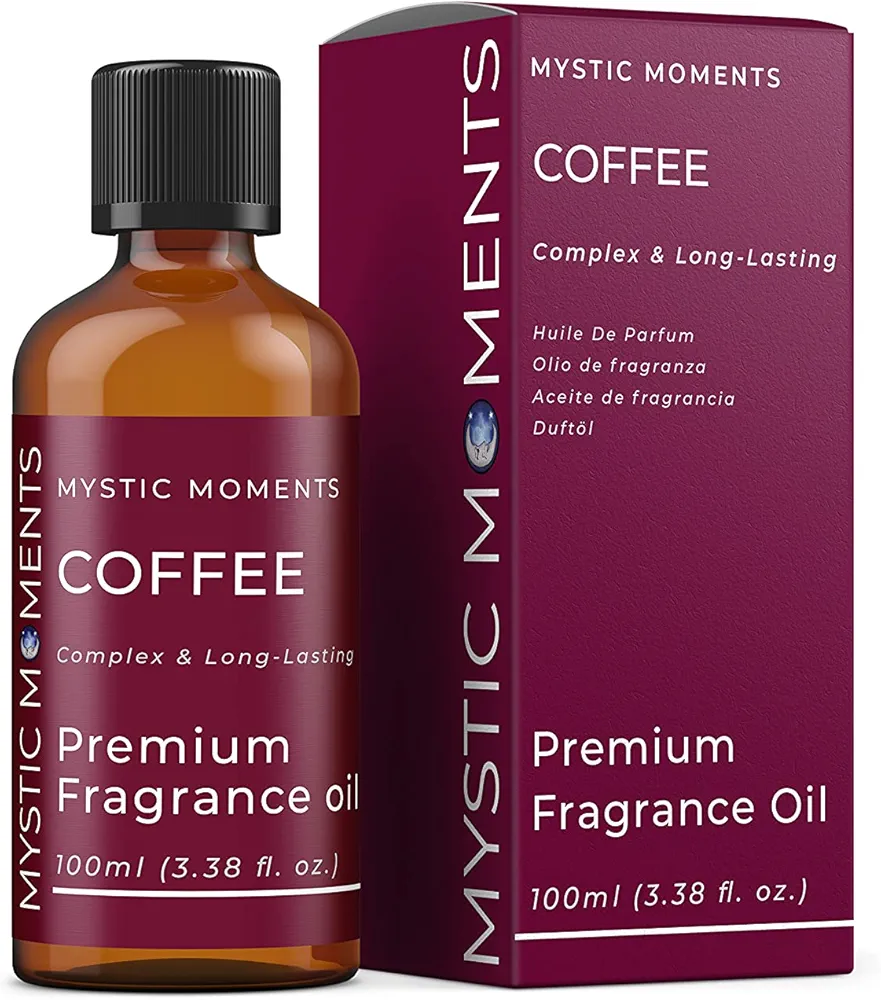 Mystic Moments | Coffee Fragrance Oil - 100ml - Perfect for Soaps, Candles, Bath Bombs, Oil Burners, Diffusers and Skin & Hair Care Items