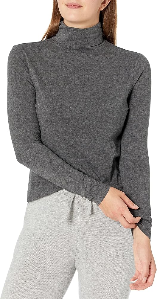 Amazon Essentials Women's Long-Sleeve Turtleneck (Available in Plus Size)