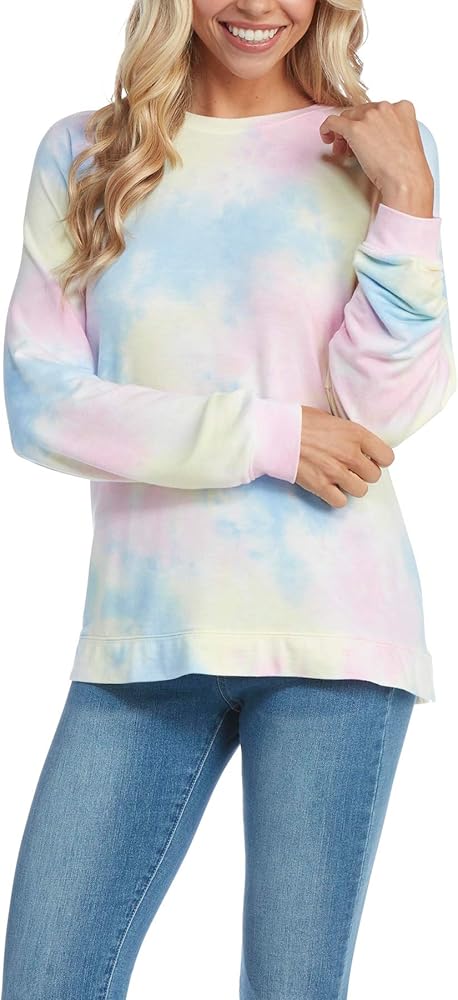 Mud Pie Women's Bryant Tie Dye Sweatshirt