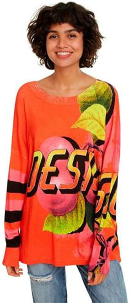 Desigual Woman Jersey JERS Ginger 19wwjfao m Orange