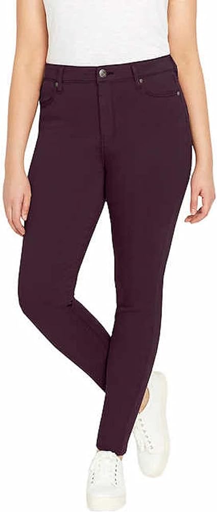 Buffalo David Bitton Women's Hanna High Rise Soft Stretch Skinny Pant (10/30, Dark Raisin)