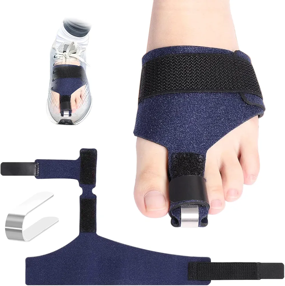 WouND Toe Straightener, Hammer Toe Corrector for Women and Men, Toe Splint for Broken toe, Claw Toe, Bent Toe, Crooked Toe, Curled toe, Mallet Toe, Toe Brace for Second Toe to Pinky Toe Support