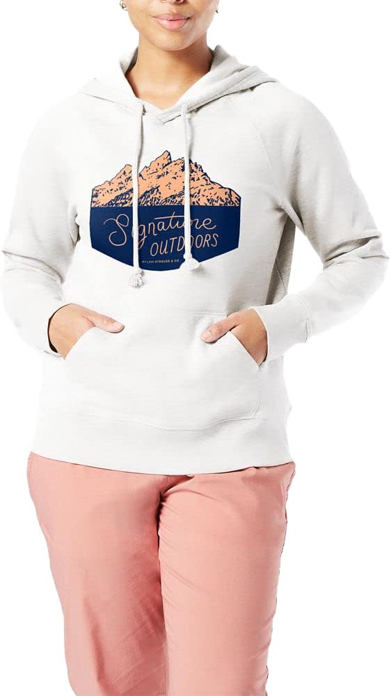 Signature by Levi Strauss & Co Women's Outdoor Graphic Hoodie