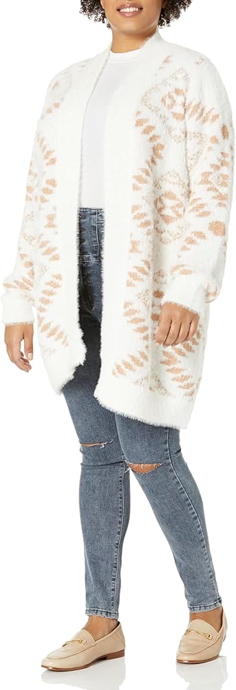 City Chic Women's Apparel womens City Chic Plus Size Cardi Aztec Jacquard